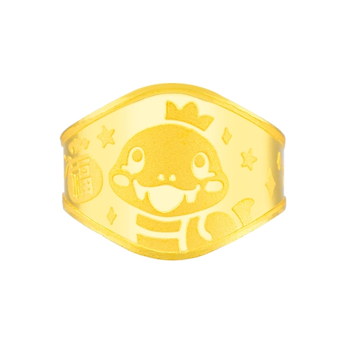 순금 뱀 돌반지 3.75g